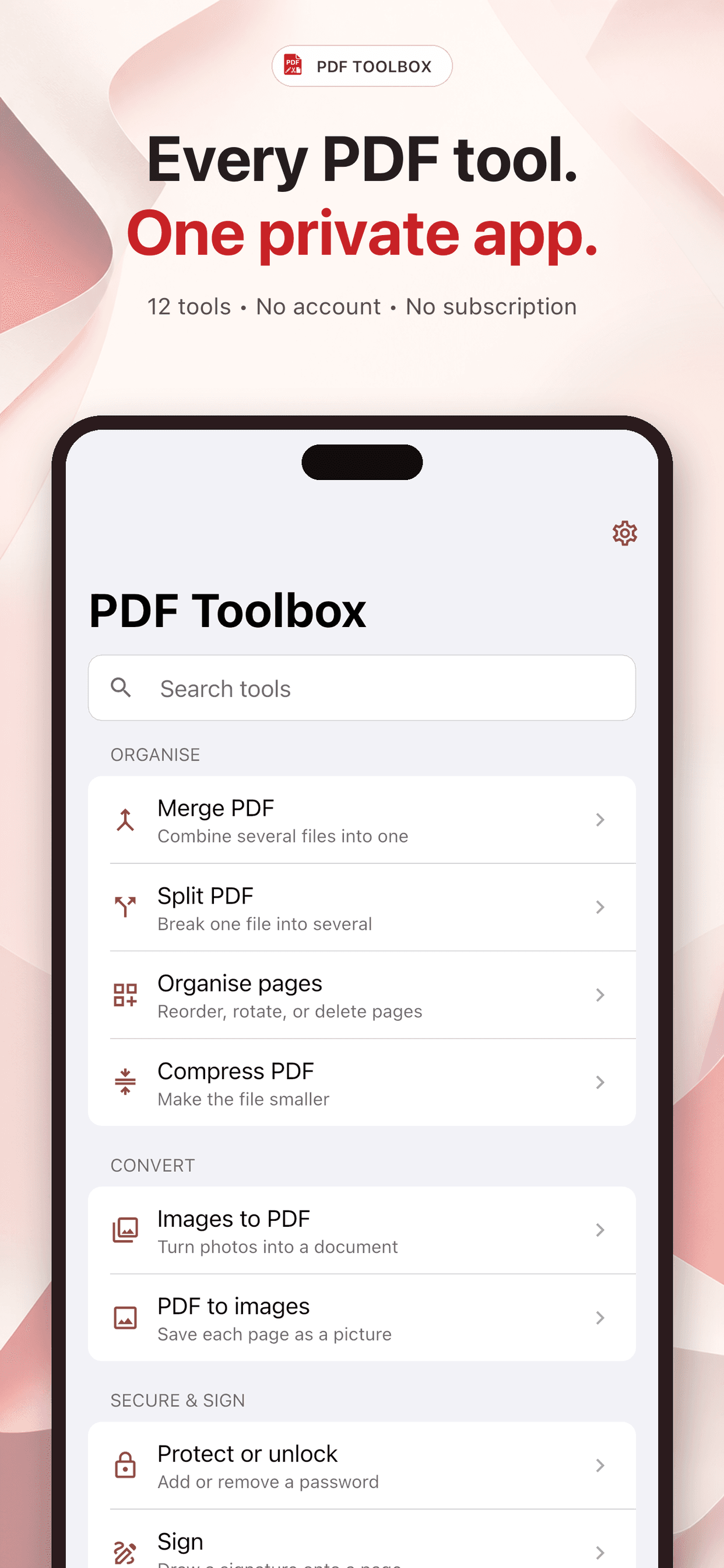 Local PDF Toolbox — Every PDF tool in one place