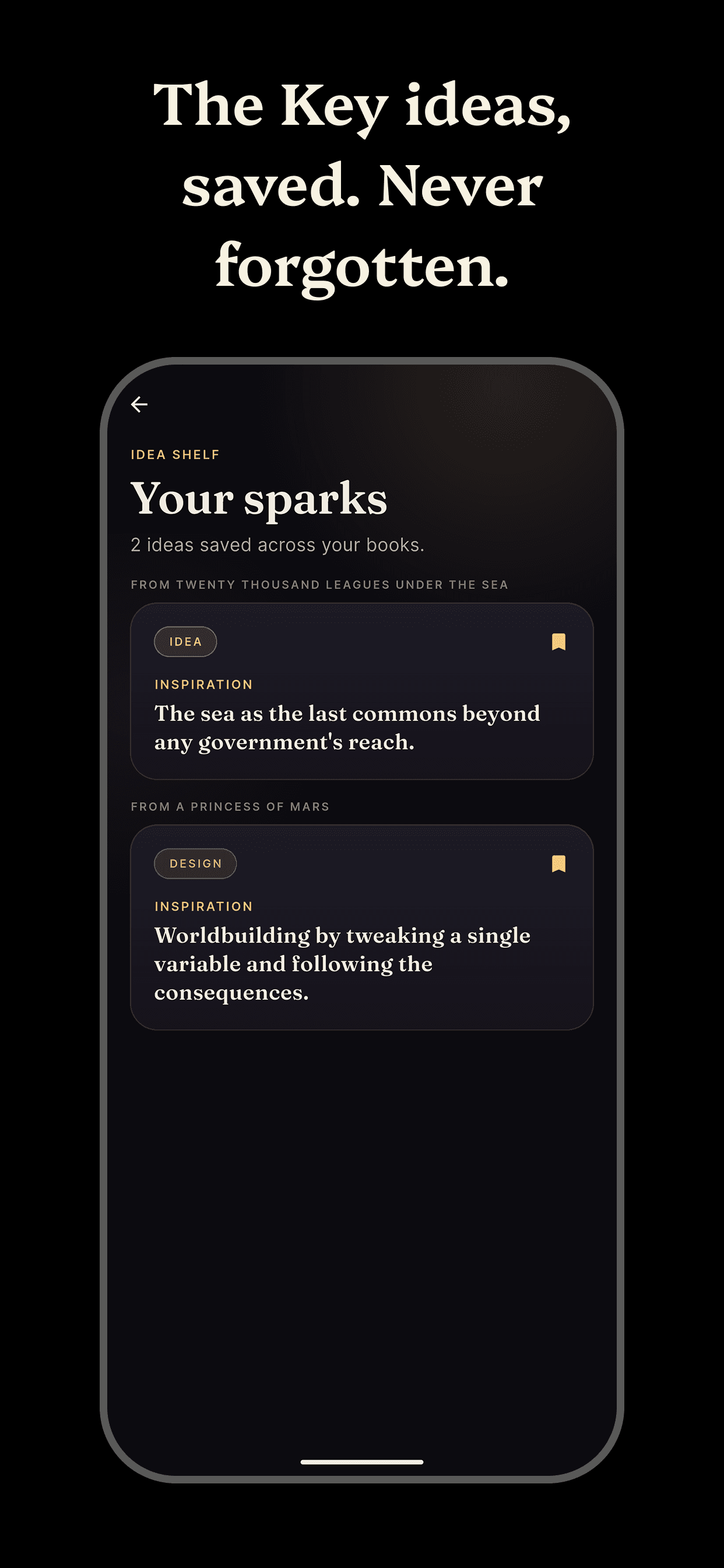 Sift — Key ideas, never forgotten